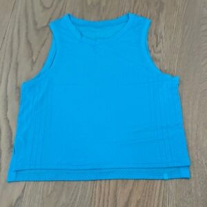 Hawaiian Blue Lululemon Train to Be Tank in size 0